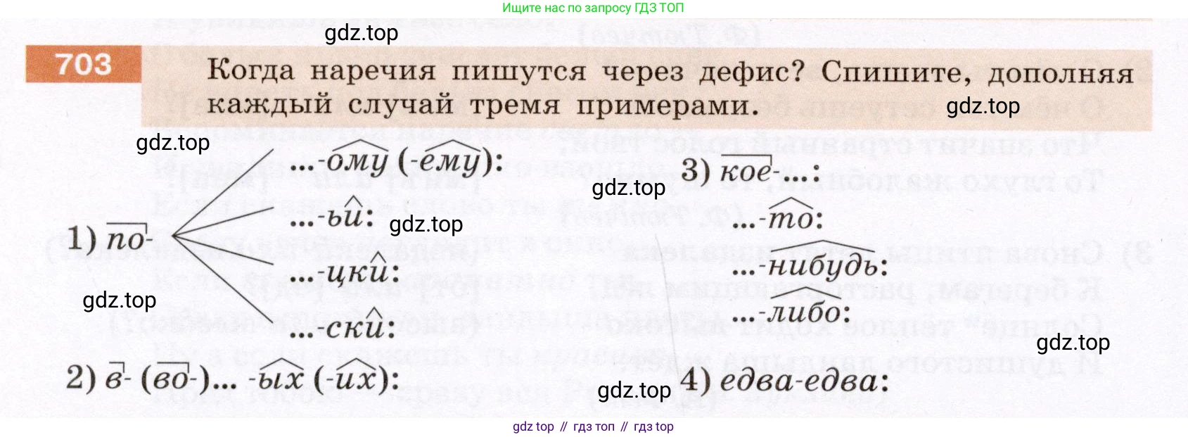 ГДЗ Русский язык, 6 класс Учебник, авторы: Разумовская Маргарита Михайловна, Львова Светлана Ивановна, Капинос Валентина Ивановна, Львов Валентин Витальевич, издательство Просвещение, Москва, 2019 - 2022, белого цвета, Часть 2, страница 116, номер 703, Условие