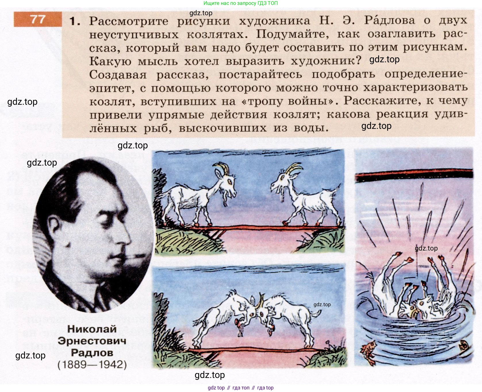ГДЗ Русский язык, 6 класс Учебник, авторы: Разумовская Маргарита Михайловна, Львова Светлана Ивановна, Капинос Валентина Ивановна, Львов Валентин Витальевич, издательство Просвещение, Москва, 2019 - 2022, белого цвета, Часть 1, страница 31, номер 77, Условие