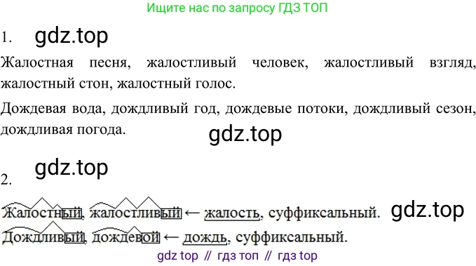 ГДЗ Русский язык, 6 класс Учебник, авторы: Разумовская Маргарита Михайловна, Львова Светлана Ивановна, Капинос Валентина Ивановна, Львов Валентин Витальевич, издательство Просвещение, Москва, 2019 - 2022, белого цвета, Часть 1, страница 96, номер 257, Решение 2