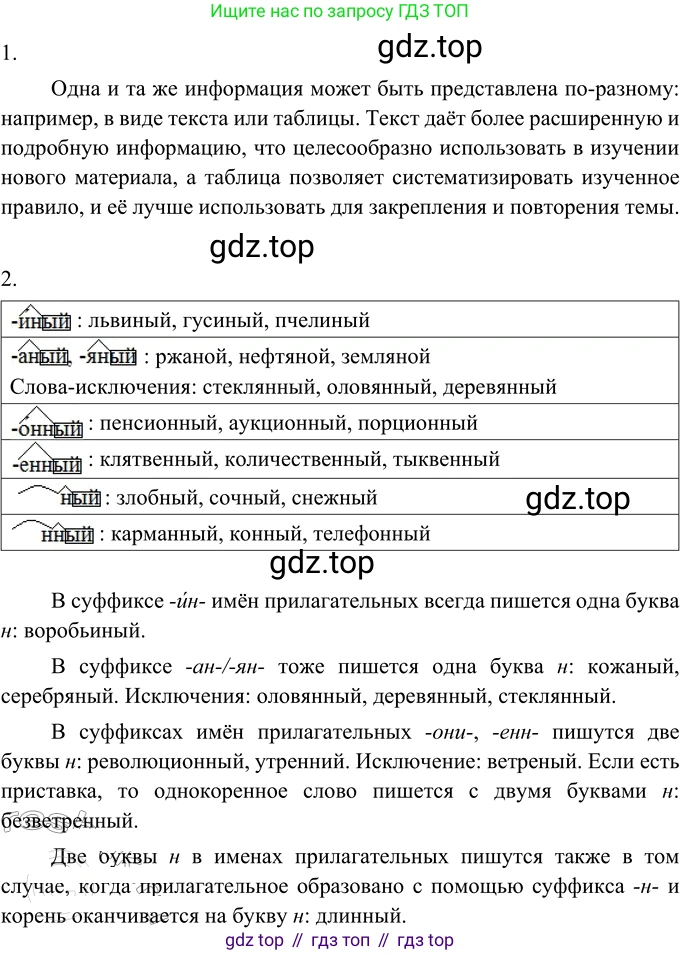 ГДЗ Русский язык, 6 класс Учебник, авторы: Разумовская Маргарита Михайловна, Львова Светлана Ивановна, Капинос Валентина Ивановна, Львов Валентин Витальевич, издательство Просвещение, Москва, 2019 - 2022, белого цвета, Часть 1, страница 104, номер 280, Решение 2
