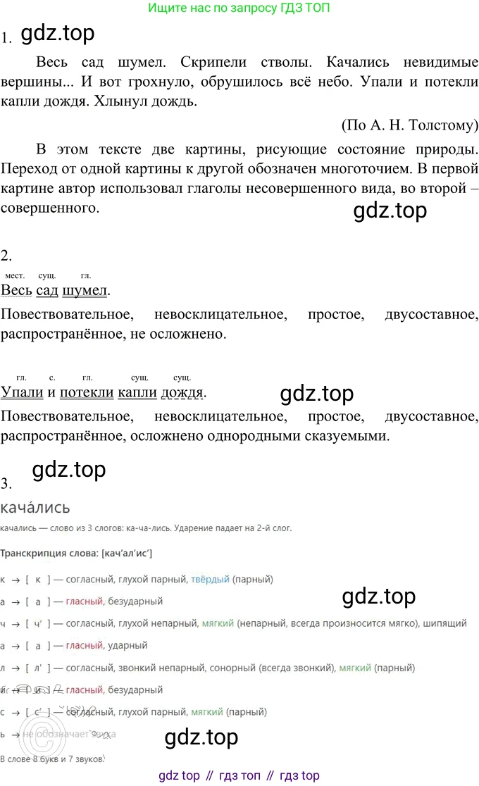 ГДЗ Русский язык, 6 класс Учебник, авторы: Разумовская Маргарита Михайловна, Львова Светлана Ивановна, Капинос Валентина Ивановна, Львов Валентин Витальевич, издательство Просвещение, Москва, 2019 - 2022, белого цвета, Часть 2, страница 17, номер 462, Решение 2