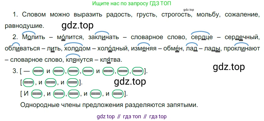 ГДЗ Русский язык, 6 класс Учебник, авторы: Разумовская Маргарита Михайловна, Львова Светлана Ивановна, Капинос Валентина Ивановна, Львов Валентин Витальевич, издательство Просвещение, Москва, 2019 - 2022, белого цвета, Часть 1, страница 38, номер 92, Решение 3