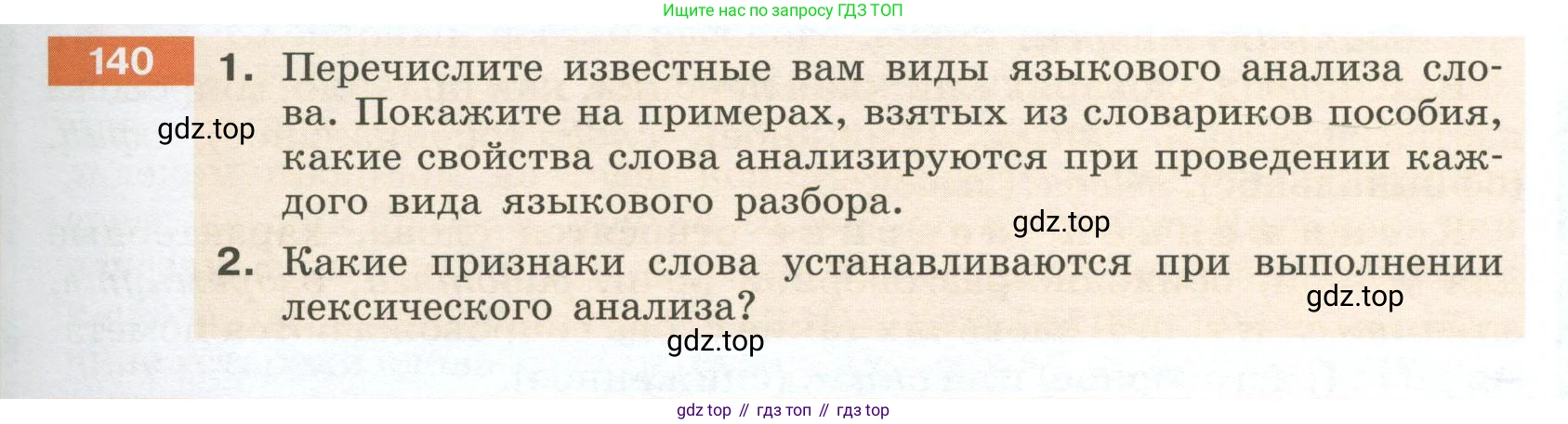 Русский язык, 6 класс Учебник, авторы: Разумовская Маргарита Михайловна, Львова Светлана Ивановна, Капинос Валентина Ивановна, Львов Валентин Витальевич, Соловейчик Марина Сергеевна, Сергеева Наталья Николаевна, Тронина Татьяна Сергеевна, издательство Просвещение, Москва, 2023, белого цвета, Часть 1, страница 55, номер 140, Условие 2023