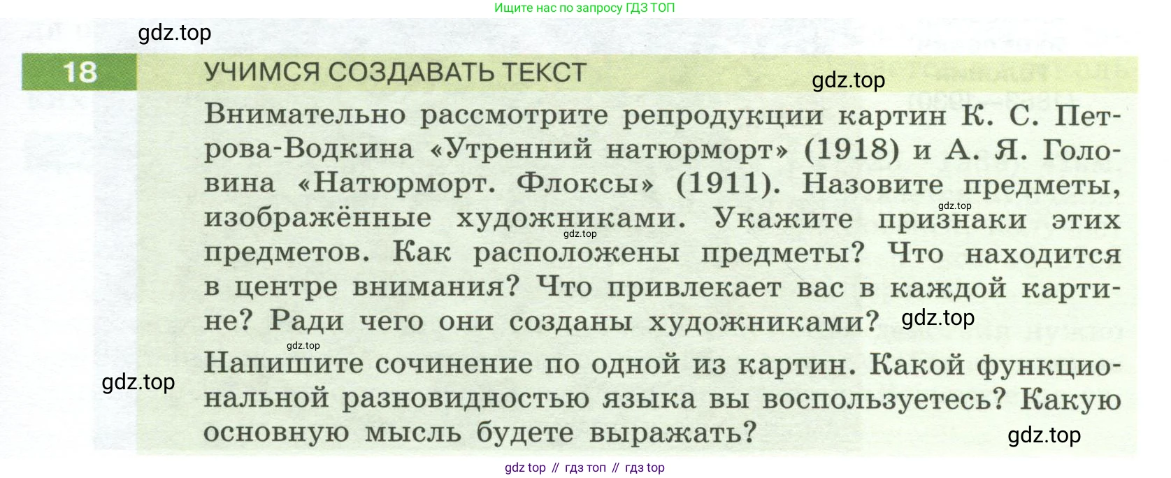 Русский язык, 6 класс Учебник, авторы: Разумовская Маргарита Михайловна, Львова Светлана Ивановна, Капинос Валентина Ивановна, Львов Валентин Витальевич, Соловейчик Марина Сергеевна, Сергеева Наталья Николаевна, Тронина Татьяна Сергеевна, издательство Просвещение, Москва, 2023, белого цвета, Часть 1, страница 13, номер 18, Условие 2023
