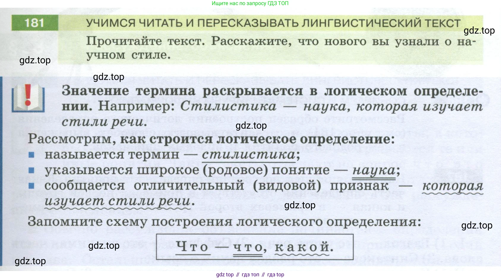 Русский язык, 6 класс Учебник, авторы: Разумовская Маргарита Михайловна, Львова Светлана Ивановна, Капинос Валентина Ивановна, Львов Валентин Витальевич, Соловейчик Марина Сергеевна, Сергеева Наталья Николаевна, Тронина Татьяна Сергеевна, издательство Просвещение, Москва, 2023, белого цвета, Часть 1, страница 73, номер 181, Условие 2023
