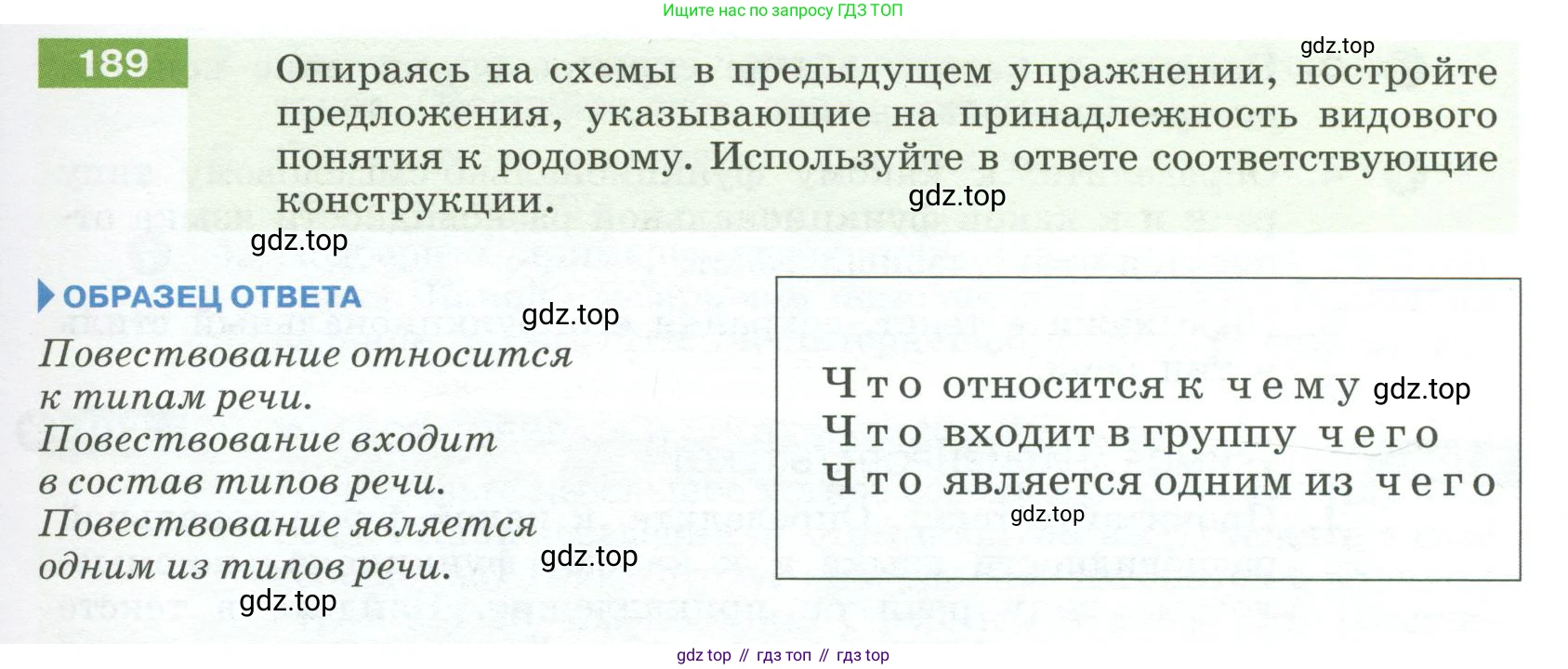 Русский язык, 6 класс Учебник, авторы: Разумовская Маргарита Михайловна, Львова Светлана Ивановна, Капинос Валентина Ивановна, Львов Валентин Витальевич, Соловейчик Марина Сергеевна, Сергеева Наталья Николаевна, Тронина Татьяна Сергеевна, издательство Просвещение, Москва, 2023, белого цвета, Часть 1, страница 75, номер 189, Условие 2023