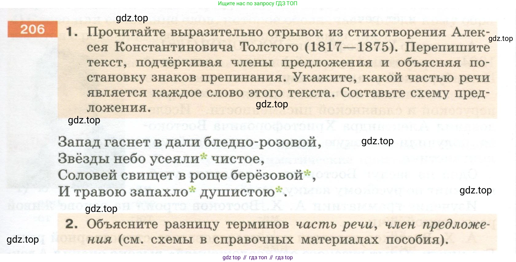 Русский язык, 6 класс Учебник, авторы: Разумовская Маргарита Михайловна, Львова Светлана Ивановна, Капинос Валентина Ивановна, Львов Валентин Витальевич, Соловейчик Марина Сергеевна, Сергеева Наталья Николаевна, Тронина Татьяна Сергеевна, издательство Просвещение, Москва, 2023, белого цвета, Часть 1, страница 81, номер 206, Условие 2023