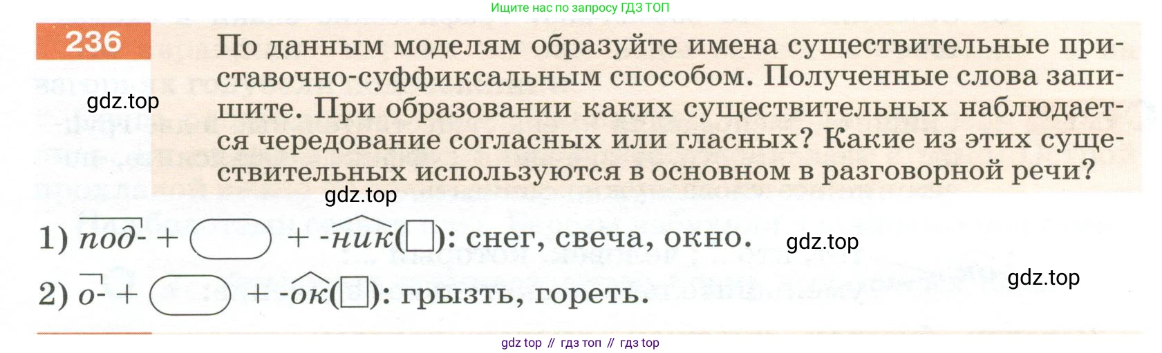 Русский язык, 6 класс Учебник, авторы: Разумовская Маргарита Михайловна, Львова Светлана Ивановна, Капинос Валентина Ивановна, Львов Валентин Витальевич, Соловейчик Марина Сергеевна, Сергеева Наталья Николаевна, Тронина Татьяна Сергеевна, издательство Просвещение, Москва, 2023, белого цвета, Часть 1, страница 90, номер 236, Условие 2023
