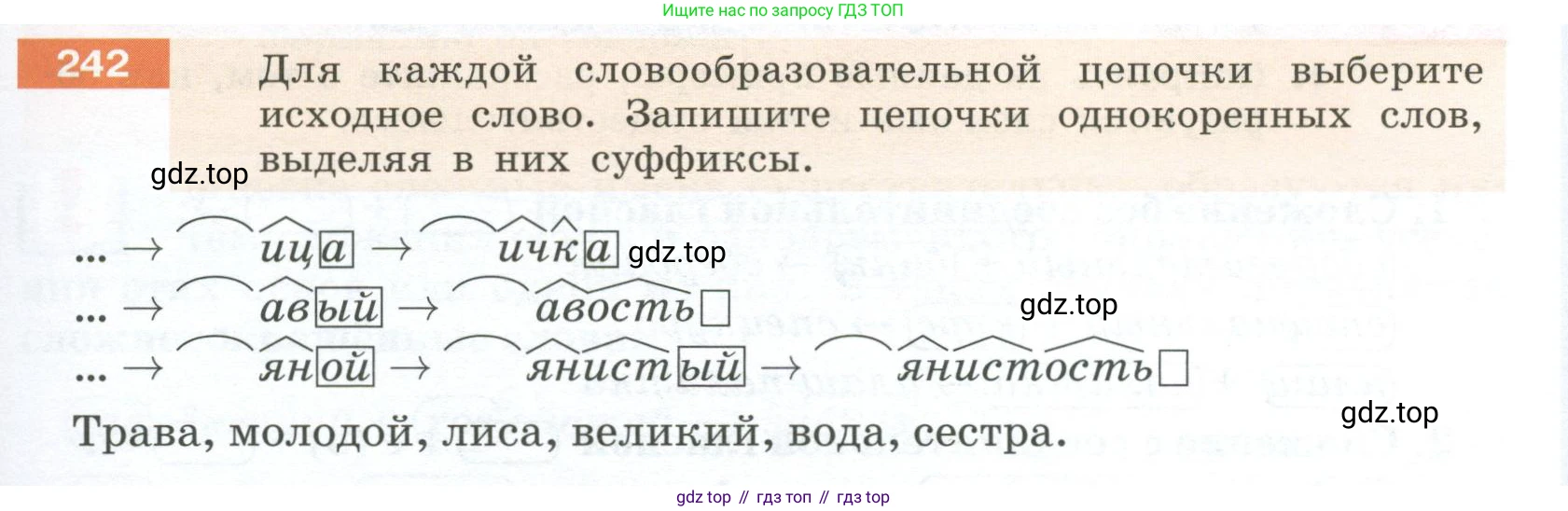 Русский язык, 6 класс Учебник, авторы: Разумовская Маргарита Михайловна, Львова Светлана Ивановна, Капинос Валентина Ивановна, Львов Валентин Витальевич, Соловейчик Марина Сергеевна, Сергеева Наталья Николаевна, Тронина Татьяна Сергеевна, издательство Просвещение, Москва, 2023, белого цвета, Часть 1, страница 91, номер 242, Условие 2023