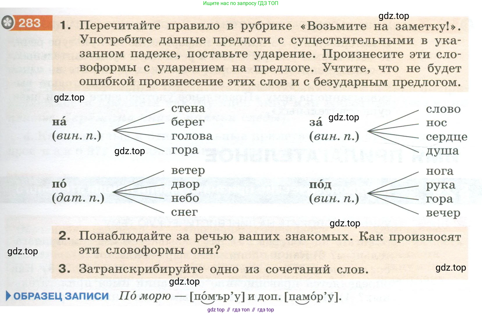 Русский язык, 6 класс Учебник, авторы: Разумовская Маргарита Михайловна, Львова Светлана Ивановна, Капинос Валентина Ивановна, Львов Валентин Витальевич, Соловейчик Марина Сергеевна, Сергеева Наталья Николаевна, Тронина Татьяна Сергеевна, издательство Просвещение, Москва, 2023, белого цвета, Часть 1, страница 107, номер 283, Условие 2023