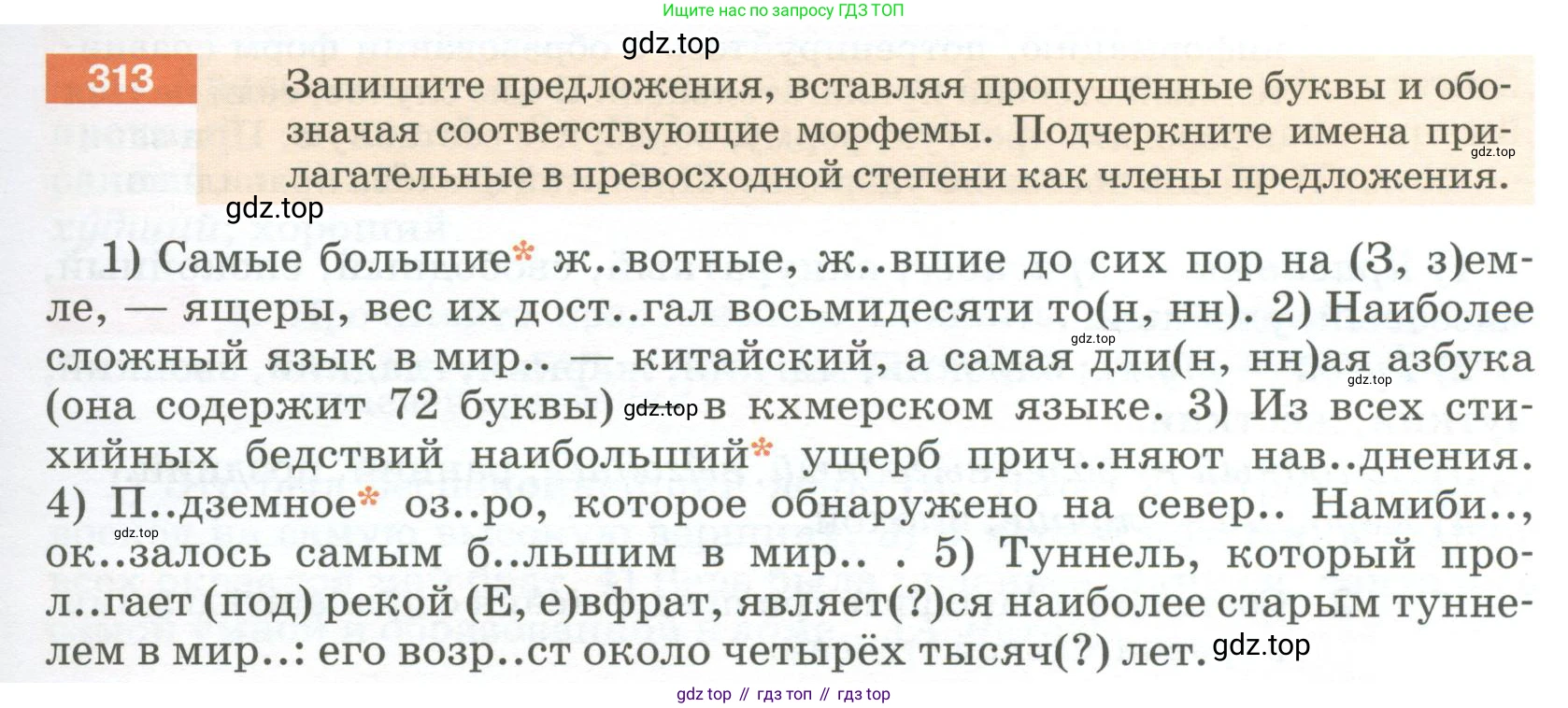 Русский язык, 6 класс Учебник, авторы: Разумовская Маргарита Михайловна, Львова Светлана Ивановна, Капинос Валентина Ивановна, Львов Валентин Витальевич, Соловейчик Марина Сергеевна, Сергеева Наталья Николаевна, Тронина Татьяна Сергеевна, издательство Просвещение, Москва, 2023, белого цвета, Часть 1, страница 117, номер 313, Условие 2023