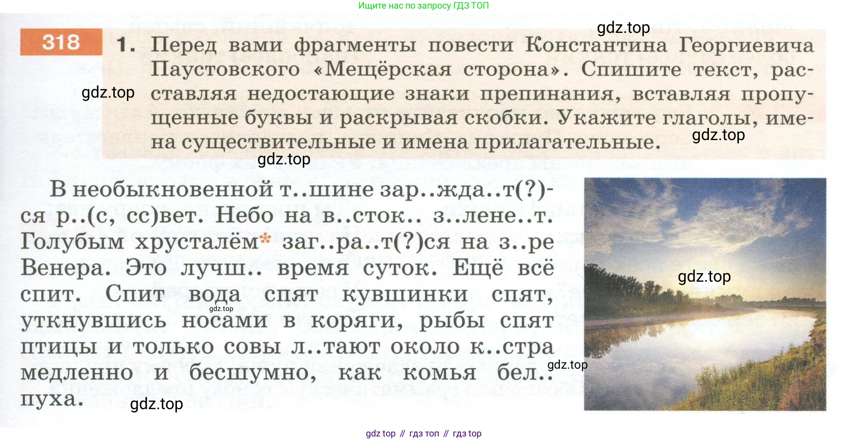 Русский язык, 6 класс Учебник, авторы: Разумовская Маргарита Михайловна, Львова Светлана Ивановна, Капинос Валентина Ивановна, Львов Валентин Витальевич, Соловейчик Марина Сергеевна, Сергеева Наталья Николаевна, Тронина Татьяна Сергеевна, издательство Просвещение, Москва, 2023, белого цвета, Часть 1, страница 119, номер 318, Условие 2023