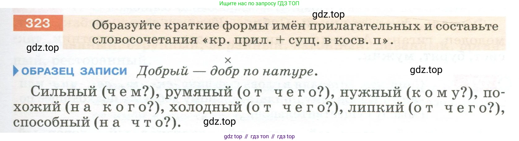 Русский язык, 6 класс Учебник, авторы: Разумовская Маргарита Михайловна, Львова Светлана Ивановна, Капинос Валентина Ивановна, Львов Валентин Витальевич, Соловейчик Марина Сергеевна, Сергеева Наталья Николаевна, Тронина Татьяна Сергеевна, издательство Просвещение, Москва, 2023, белого цвета, Часть 1, страница 121, номер 323, Условие 2023