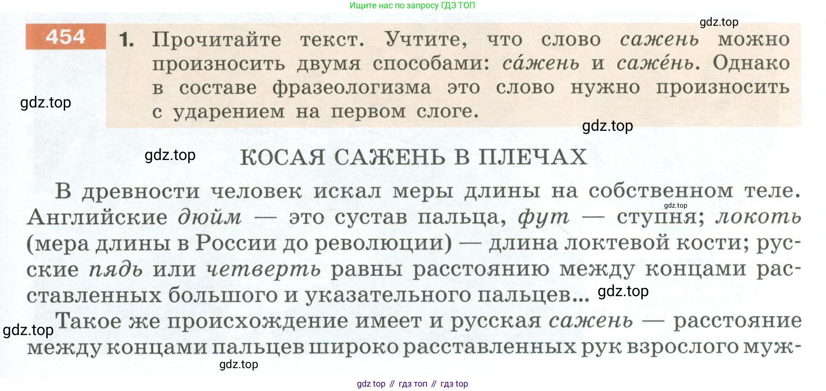 Русский язык, 6 класс Учебник, авторы: Разумовская Маргарита Михайловна, Львова Светлана Ивановна, Капинос Валентина Ивановна, Львов Валентин Витальевич, Соловейчик Марина Сергеевна, Сергеева Наталья Николаевна, Тронина Татьяна Сергеевна, издательство Просвещение, Москва, 2023, белого цвета, Часть 2, страница 19, номер 454, Условие 2023