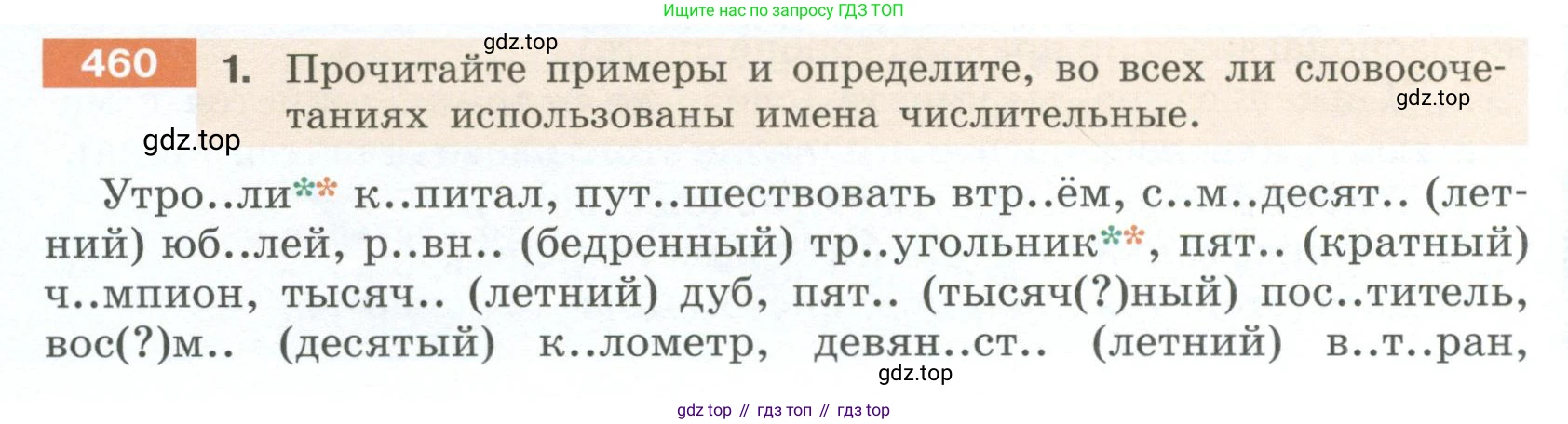 Русский язык, 6 класс Учебник, авторы: Разумовская Маргарита Михайловна, Львова Светлана Ивановна, Капинос Валентина Ивановна, Львов Валентин Витальевич, Соловейчик Марина Сергеевна, Сергеева Наталья Николаевна, Тронина Татьяна Сергеевна, издательство Просвещение, Москва, 2023, белого цвета, Часть 2, страница 21, номер 460, Условие 2023