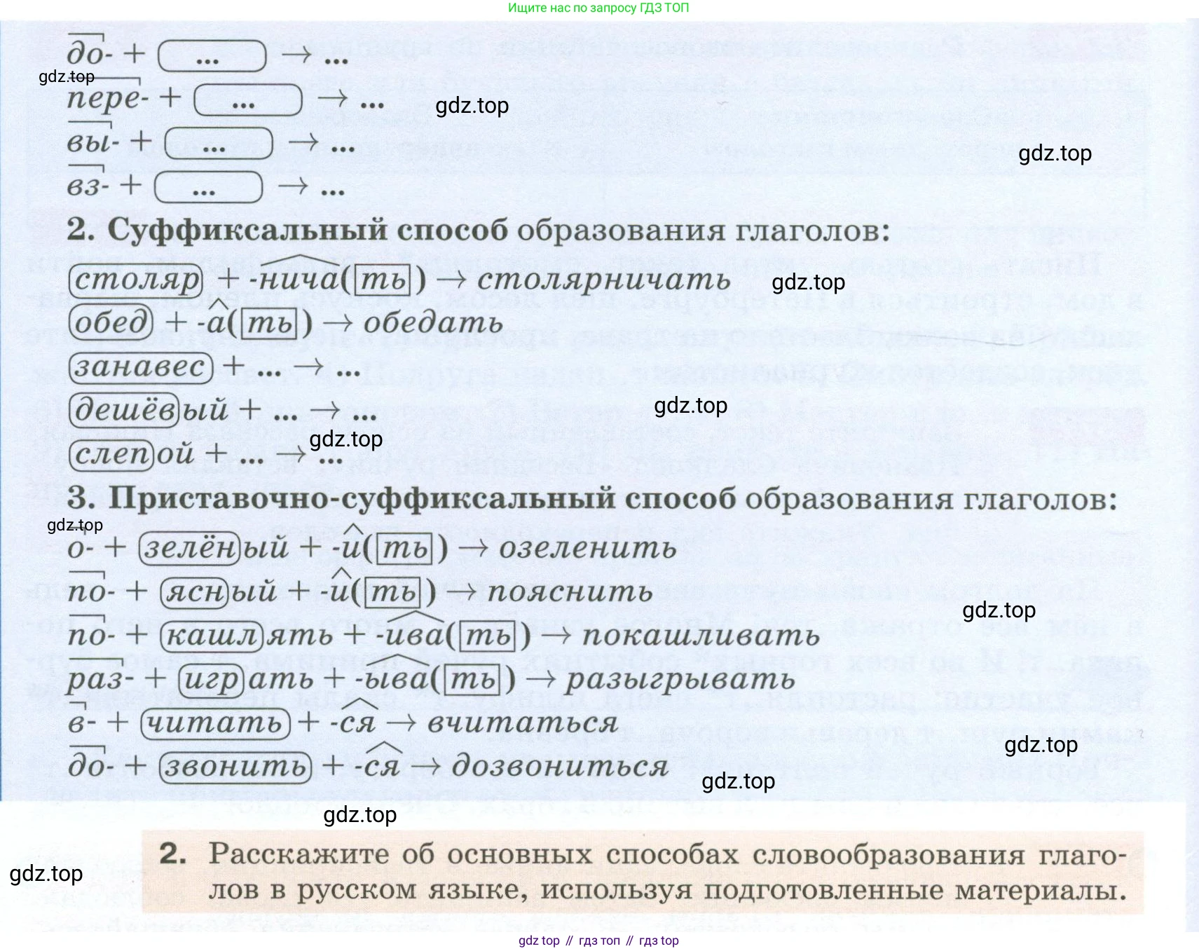 Русский язык, 6 класс Учебник, авторы: Разумовская Маргарита Михайловна, Львова Светлана Ивановна, Капинос Валентина Ивановна, Львов Валентин Витальевич, Соловейчик Марина Сергеевна, Сергеева Наталья Николаевна, Тронина Татьяна Сергеевна, издательство Просвещение, Москва, 2023, белого цвета, Часть 2, страница 67, номер 579, Условие 2023 (продолжение 2)
