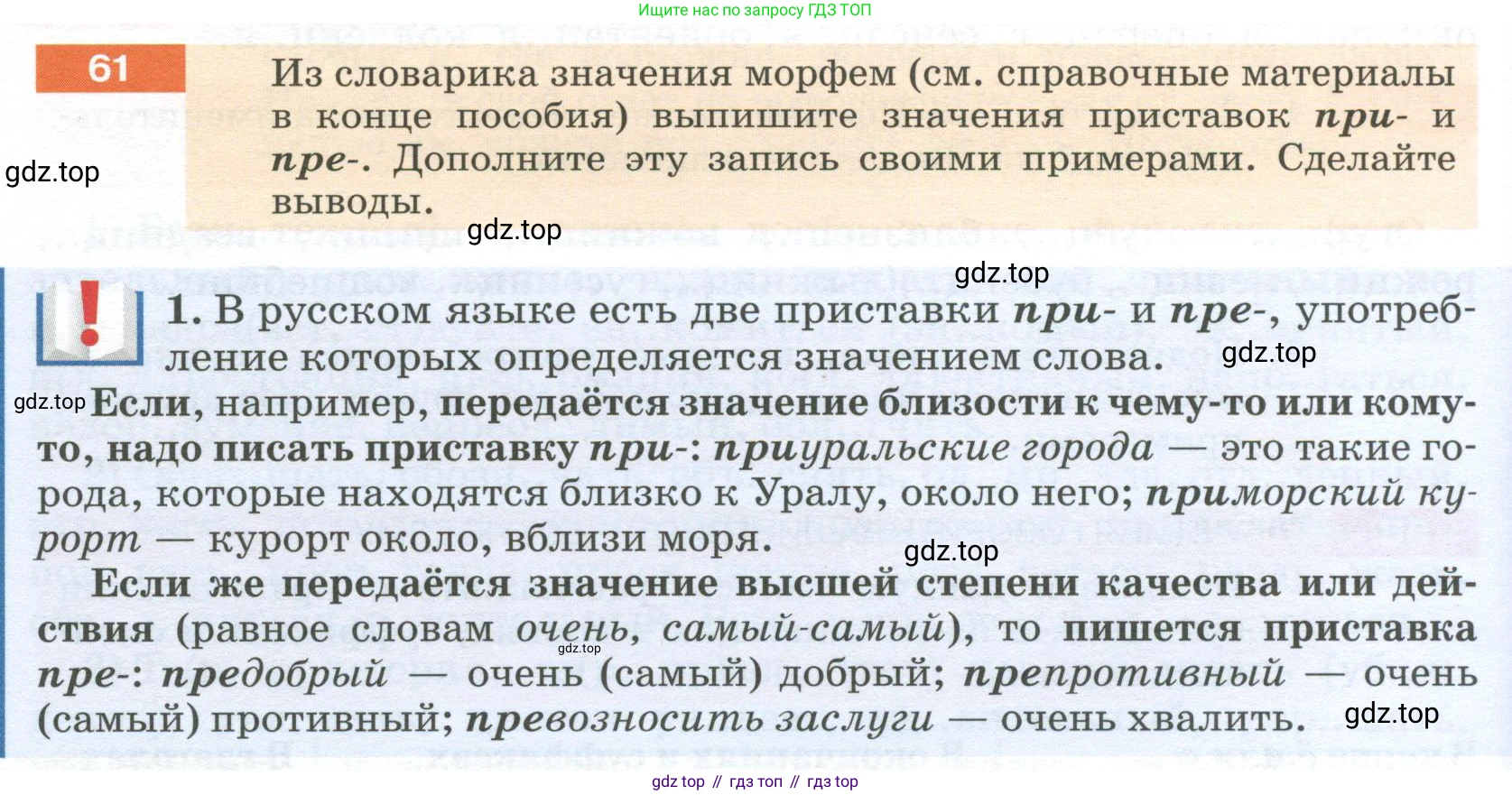 Русский язык, 6 класс Учебник, авторы: Разумовская Маргарита Михайловна, Львова Светлана Ивановна, Капинос Валентина Ивановна, Львов Валентин Витальевич, Соловейчик Марина Сергеевна, Сергеева Наталья Николаевна, Тронина Татьяна Сергеевна, издательство Просвещение, Москва, 2023, белого цвета, Часть 1, страница 28, номер 61, Условие 2023