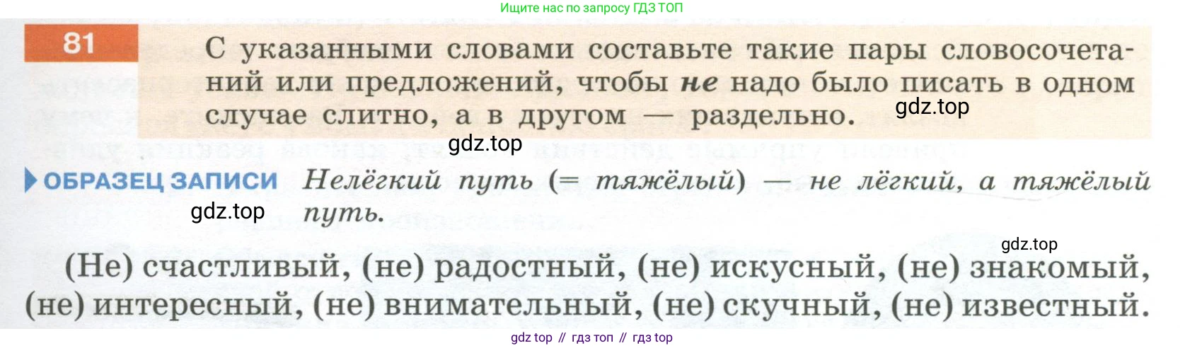 Русский язык, 6 класс Учебник, авторы: Разумовская Маргарита Михайловна, Львова Светлана Ивановна, Капинос Валентина Ивановна, Львов Валентин Витальевич, Соловейчик Марина Сергеевна, Сергеева Наталья Николаевна, Тронина Татьяна Сергеевна, издательство Просвещение, Москва, 2023, белого цвета, Часть 1, страница 35, номер 81, Условие 2023