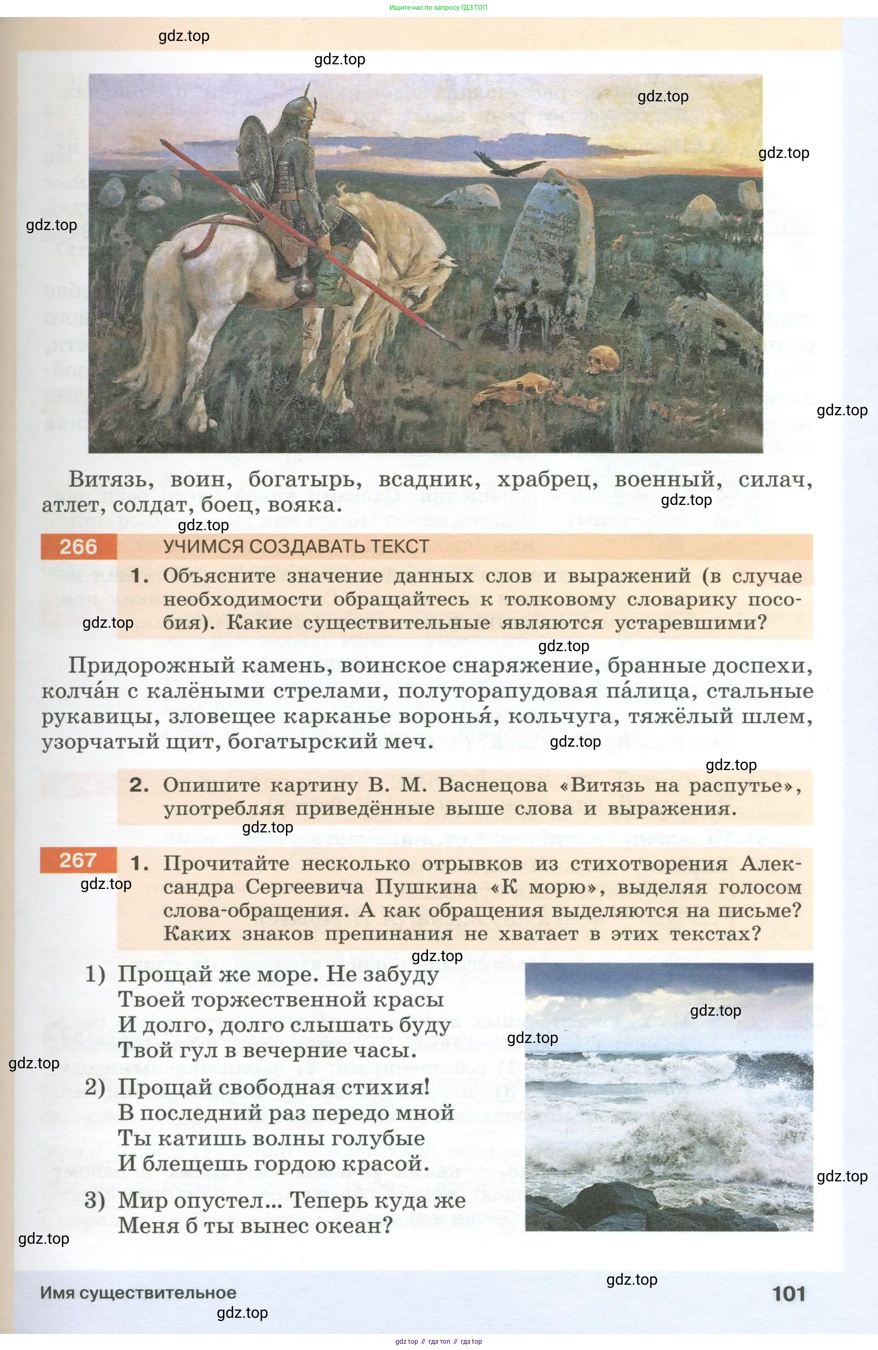 Русский язык, 6 класс Учебник, авторы: Разумовская Маргарита Михайловна, Львова Светлана Ивановна, Капинос Валентина Ивановна, Львов Валентин Витальевич, Соловейчик Марина Сергеевна, Сергеева Наталья Николаевна, Тронина Татьяна Сергеевна, издательство Просвещение, Москва, 2023, белого цвета, Часть 1, страница 101