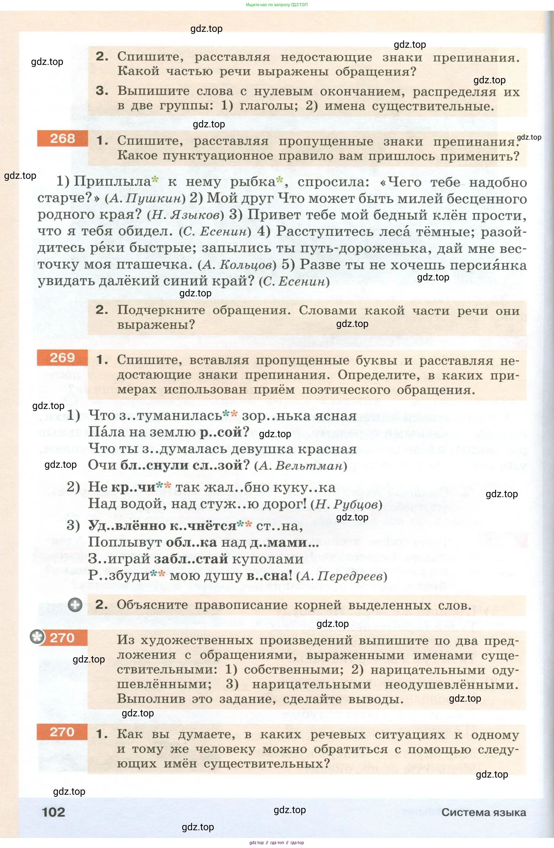 Русский язык, 6 класс Учебник, авторы: Разумовская Маргарита Михайловна, Львова Светлана Ивановна, Капинос Валентина Ивановна, Львов Валентин Витальевич, Соловейчик Марина Сергеевна, Сергеева Наталья Николаевна, Тронина Татьяна Сергеевна, издательство Просвещение, Москва, 2023, белого цвета, Часть 1, страница 102