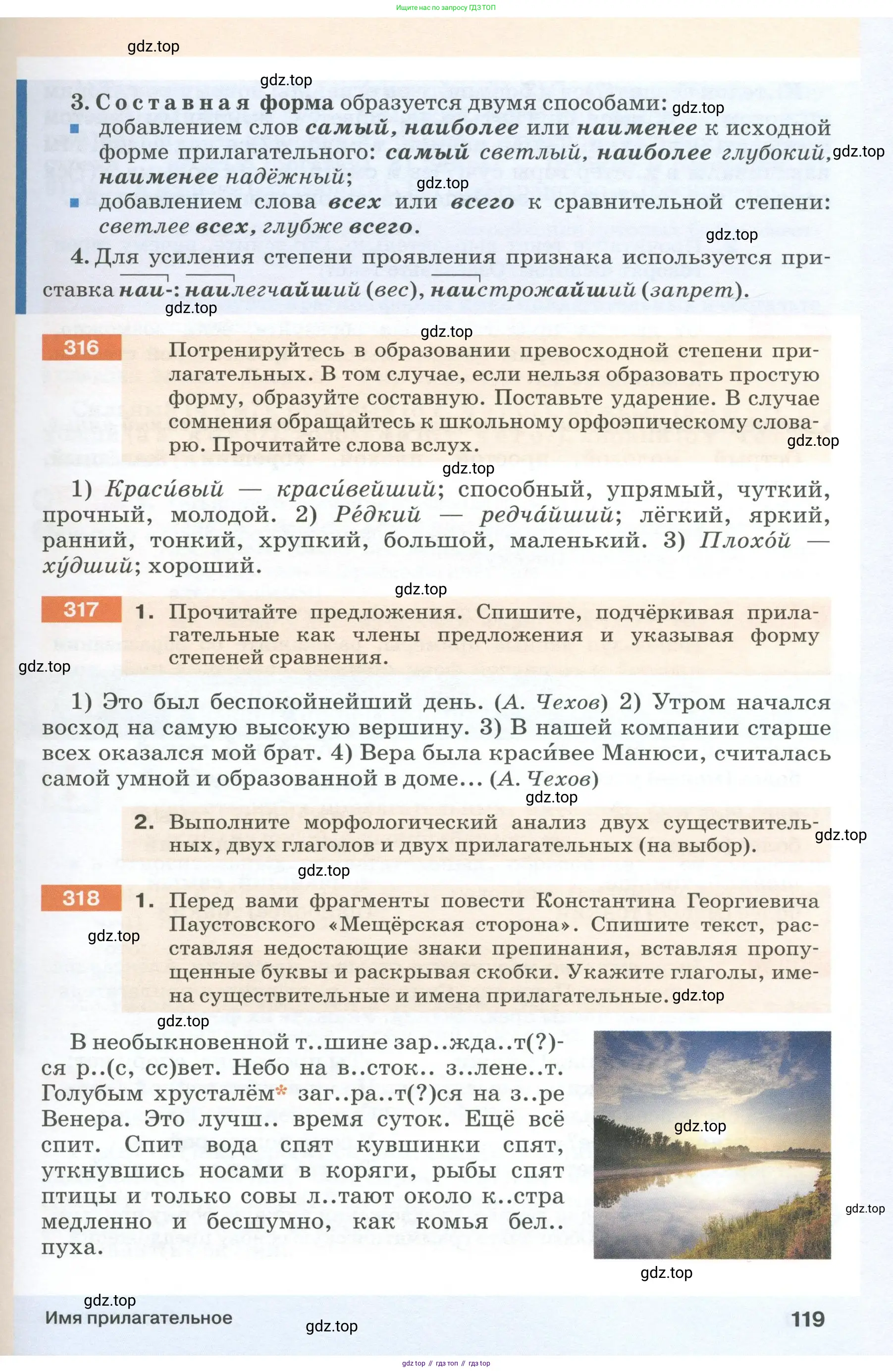 Русский язык, 6 класс Учебник, авторы: Разумовская Маргарита Михайловна, Львова Светлана Ивановна, Капинос Валентина Ивановна, Львов Валентин Витальевич, Соловейчик Марина Сергеевна, Сергеева Наталья Николаевна, Тронина Татьяна Сергеевна, издательство Просвещение, Москва, 2023, белого цвета, Часть 1, страница 119