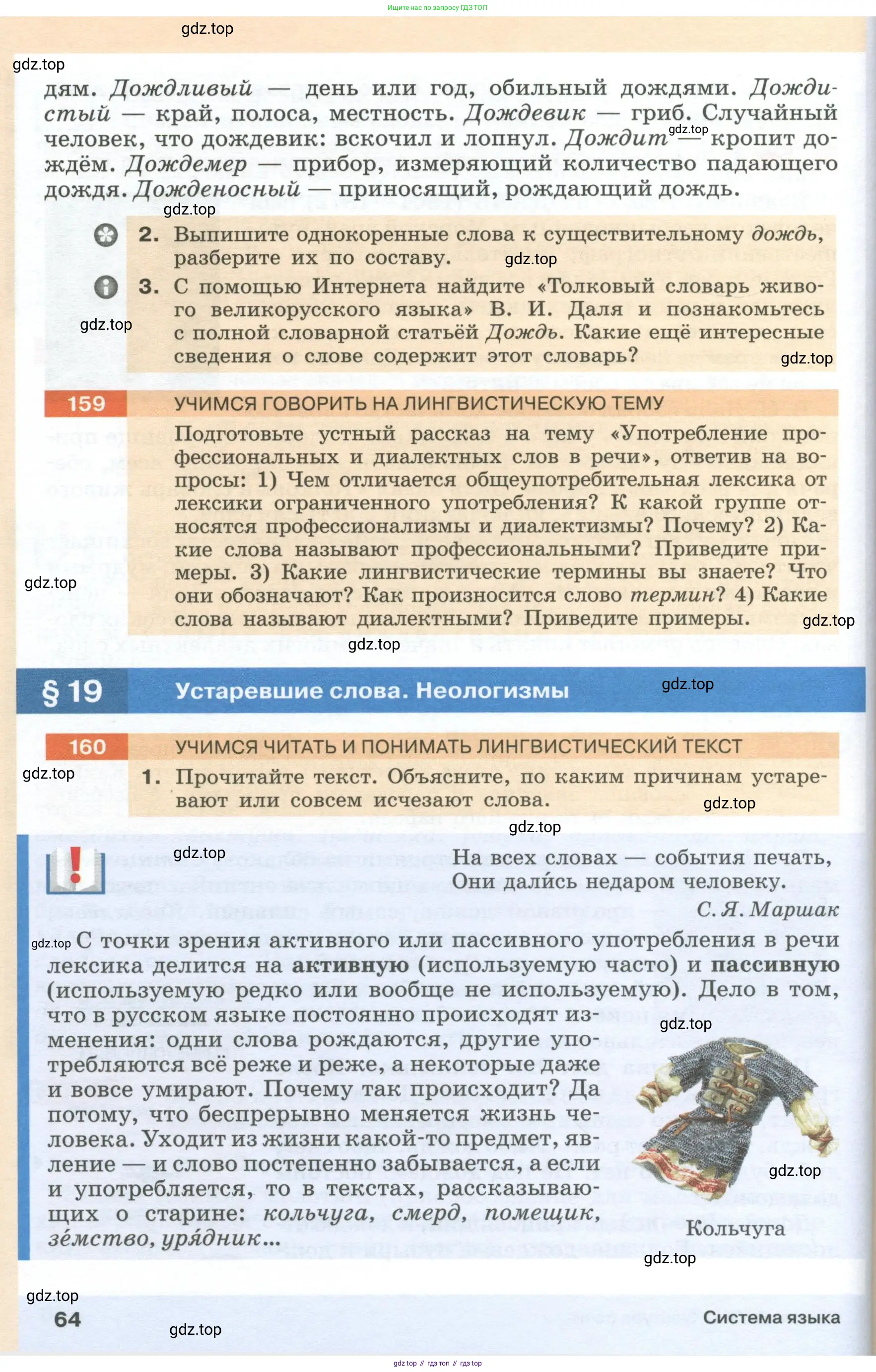 Русский язык, 6 класс Учебник, авторы: Разумовская Маргарита Михайловна, Львова Светлана Ивановна, Капинос Валентина Ивановна, Львов Валентин Витальевич, Соловейчик Марина Сергеевна, Сергеева Наталья Николаевна, Тронина Татьяна Сергеевна, издательство Просвещение, Москва, 2023, белого цвета, Часть 1, страница 64