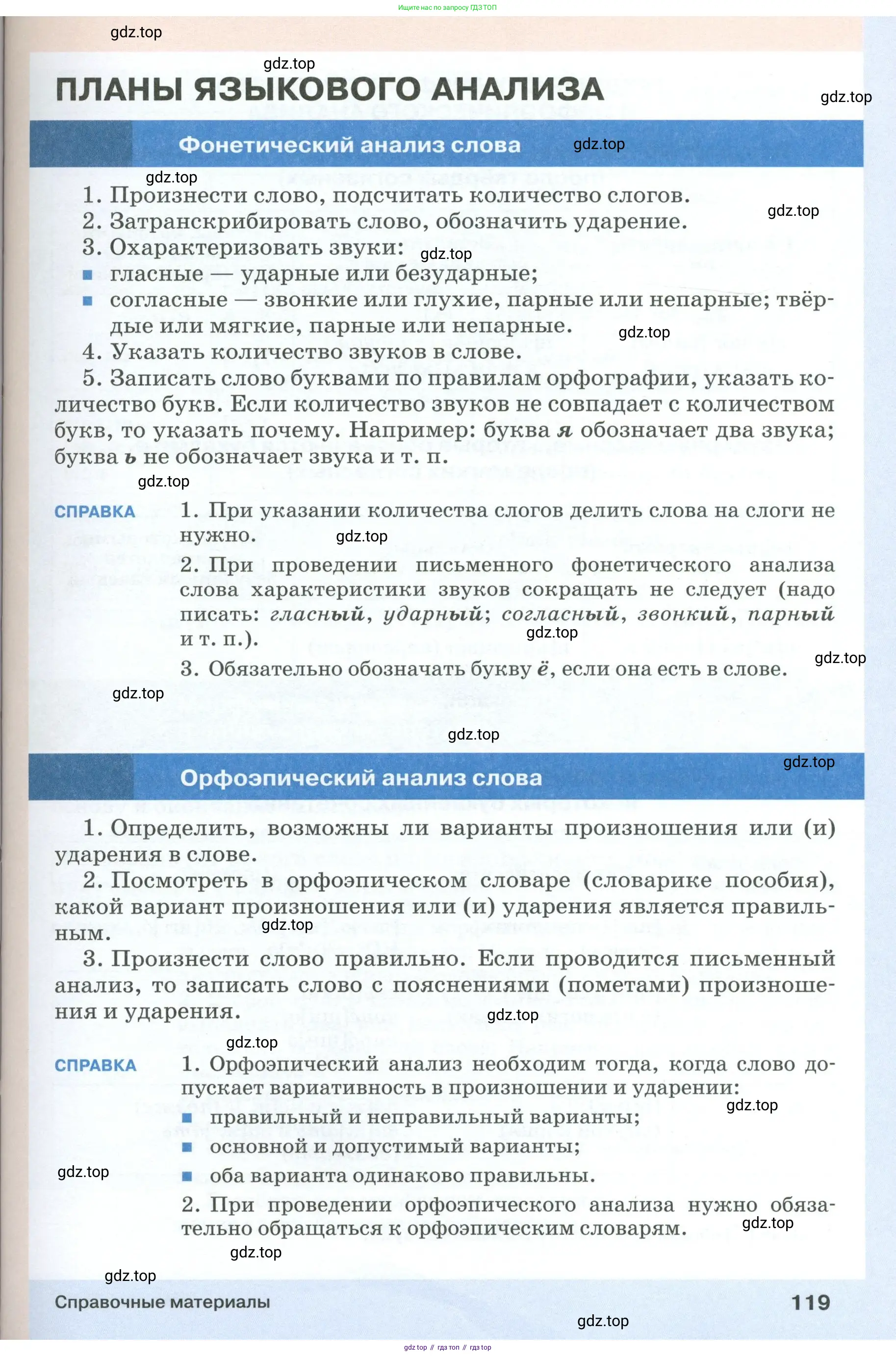 Русский язык, 6 класс Учебник, авторы: Разумовская Маргарита Михайловна, Львова Светлана Ивановна, Капинос Валентина Ивановна, Львов Валентин Витальевич, Соловейчик Марина Сергеевна, Сергеева Наталья Николаевна, Тронина Татьяна Сергеевна, издательство Просвещение, Москва, 2023, белого цвета, Часть 1, страница 119