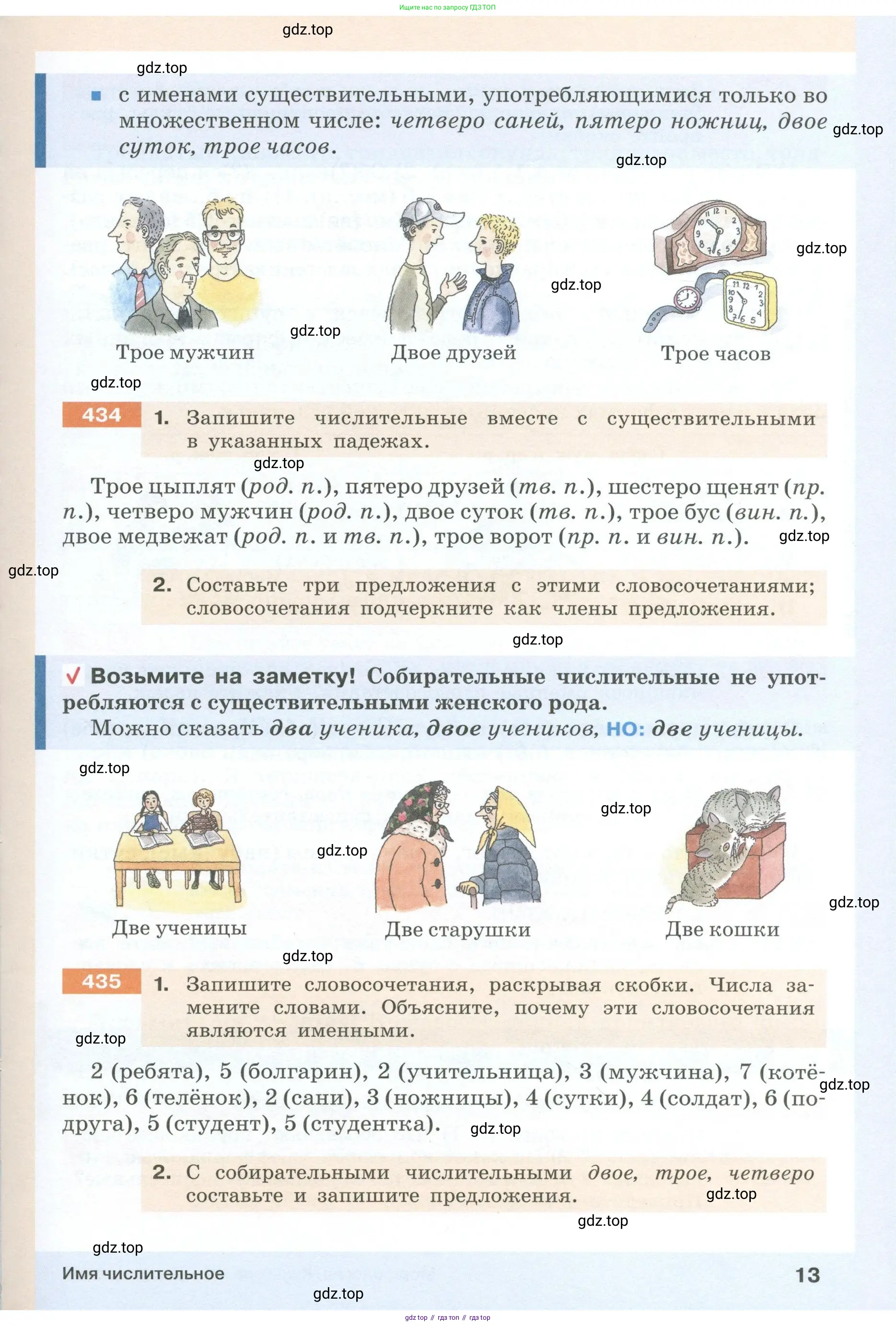 Русский язык, 6 класс Учебник, авторы: Разумовская Маргарита Михайловна, Львова Светлана Ивановна, Капинос Валентина Ивановна, Львов Валентин Витальевич, Соловейчик Марина Сергеевна, Сергеева Наталья Николаевна, Тронина Татьяна Сергеевна, издательство Просвещение, Москва, 2023, белого цвета, Часть 1, страница 13