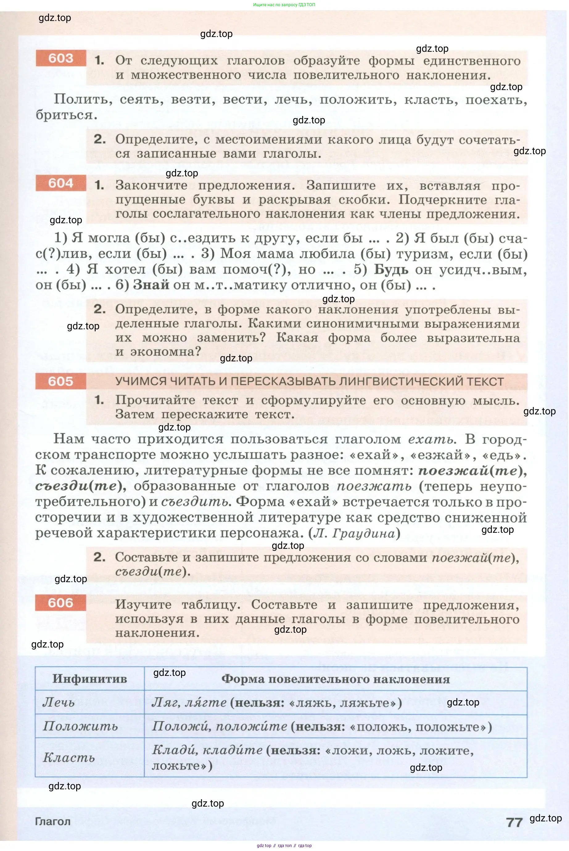 Русский язык, 6 класс Учебник, авторы: Разумовская Маргарита Михайловна, Львова Светлана Ивановна, Капинос Валентина Ивановна, Львов Валентин Витальевич, Соловейчик Марина Сергеевна, Сергеева Наталья Николаевна, Тронина Татьяна Сергеевна, издательство Просвещение, Москва, 2023, белого цвета, Часть 1, страница 77