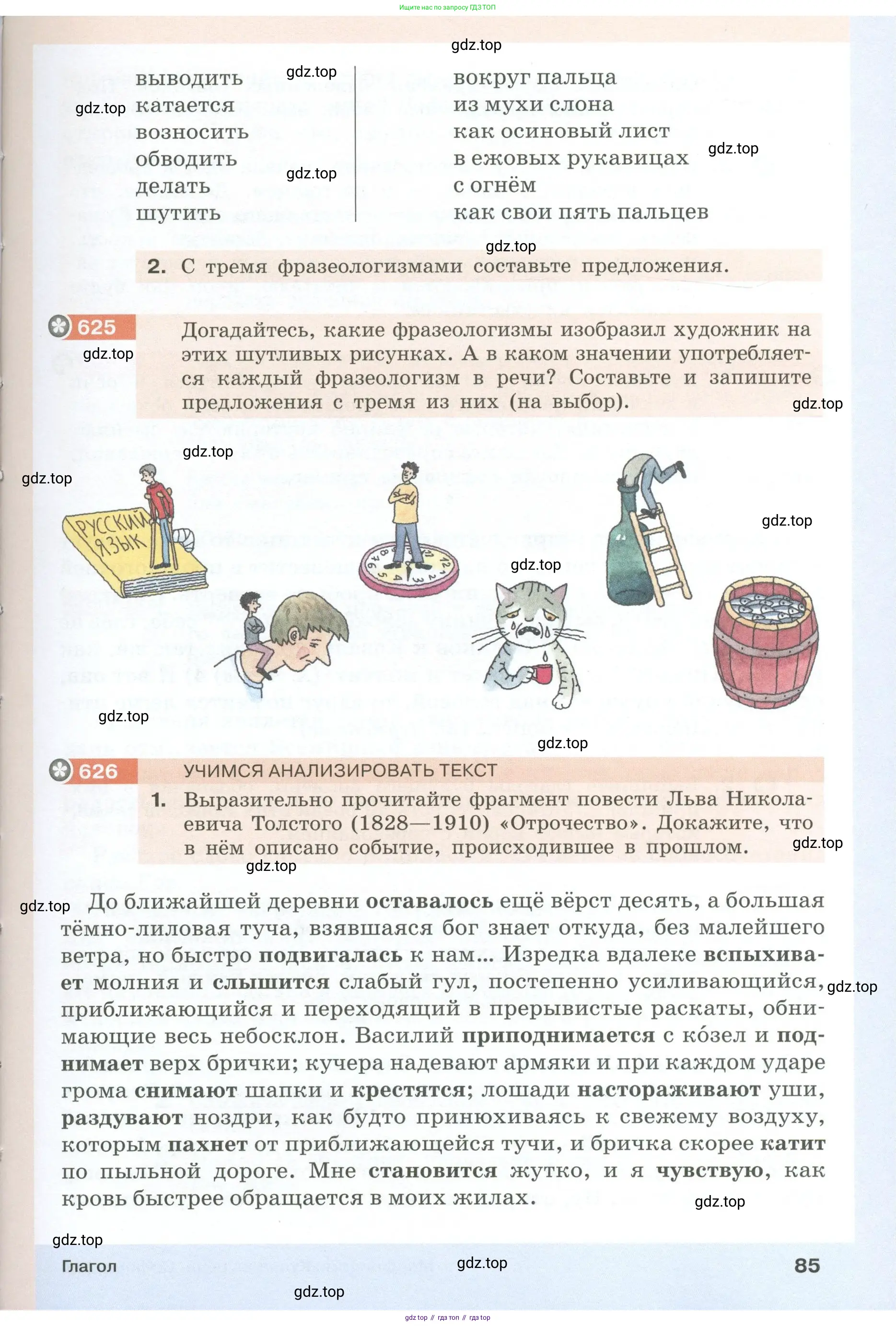 Русский язык, 6 класс Учебник, авторы: Разумовская Маргарита Михайловна, Львова Светлана Ивановна, Капинос Валентина Ивановна, Львов Валентин Витальевич, Соловейчик Марина Сергеевна, Сергеева Наталья Николаевна, Тронина Татьяна Сергеевна, издательство Просвещение, Москва, 2023, белого цвета, Часть 1, страница 85