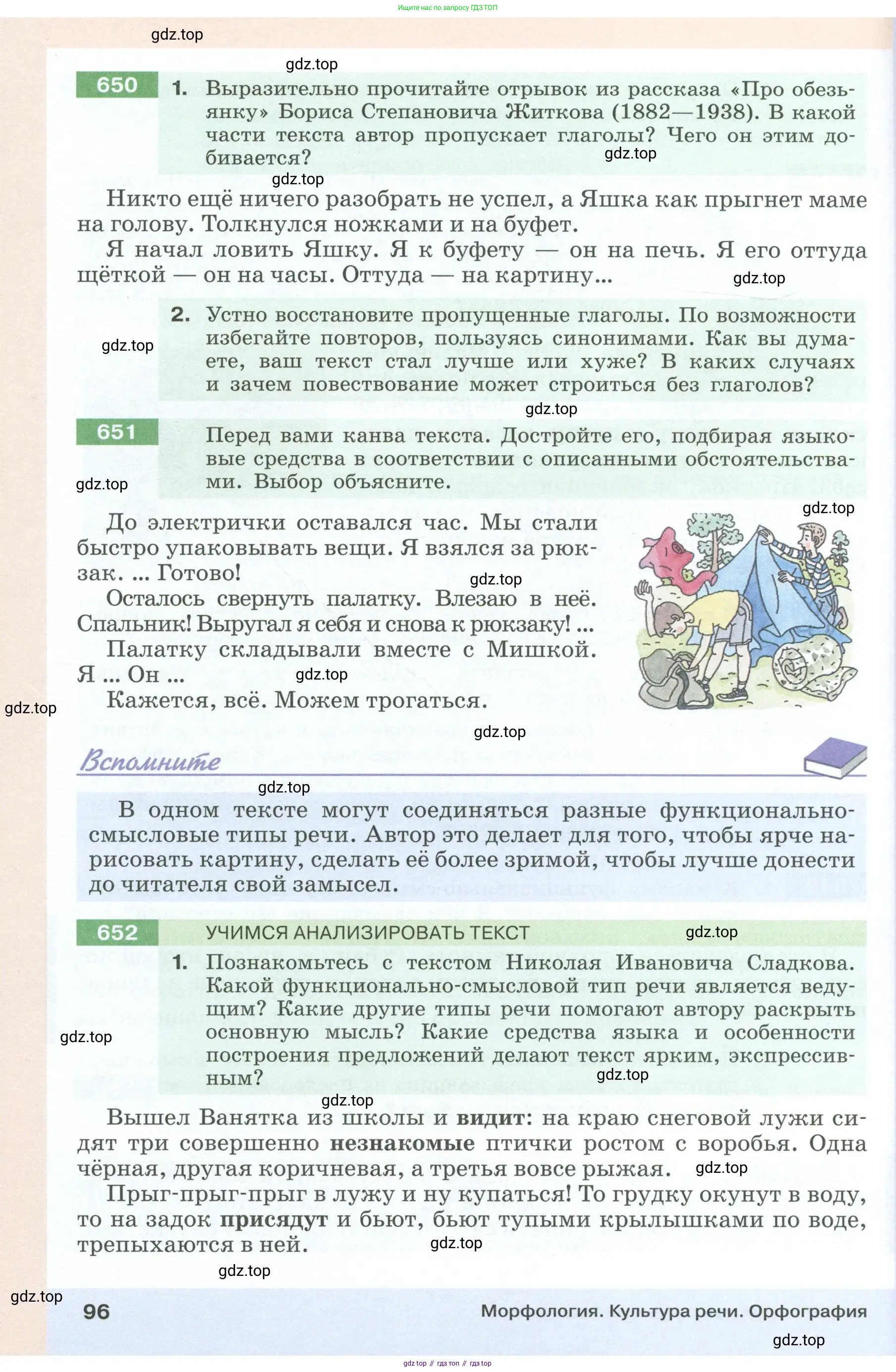 Русский язык, 6 класс Учебник, авторы: Разумовская Маргарита Михайловна, Львова Светлана Ивановна, Капинос Валентина Ивановна, Львов Валентин Витальевич, Соловейчик Марина Сергеевна, Сергеева Наталья Николаевна, Тронина Татьяна Сергеевна, издательство Просвещение, Москва, 2023, белого цвета, Часть 1, страница 96