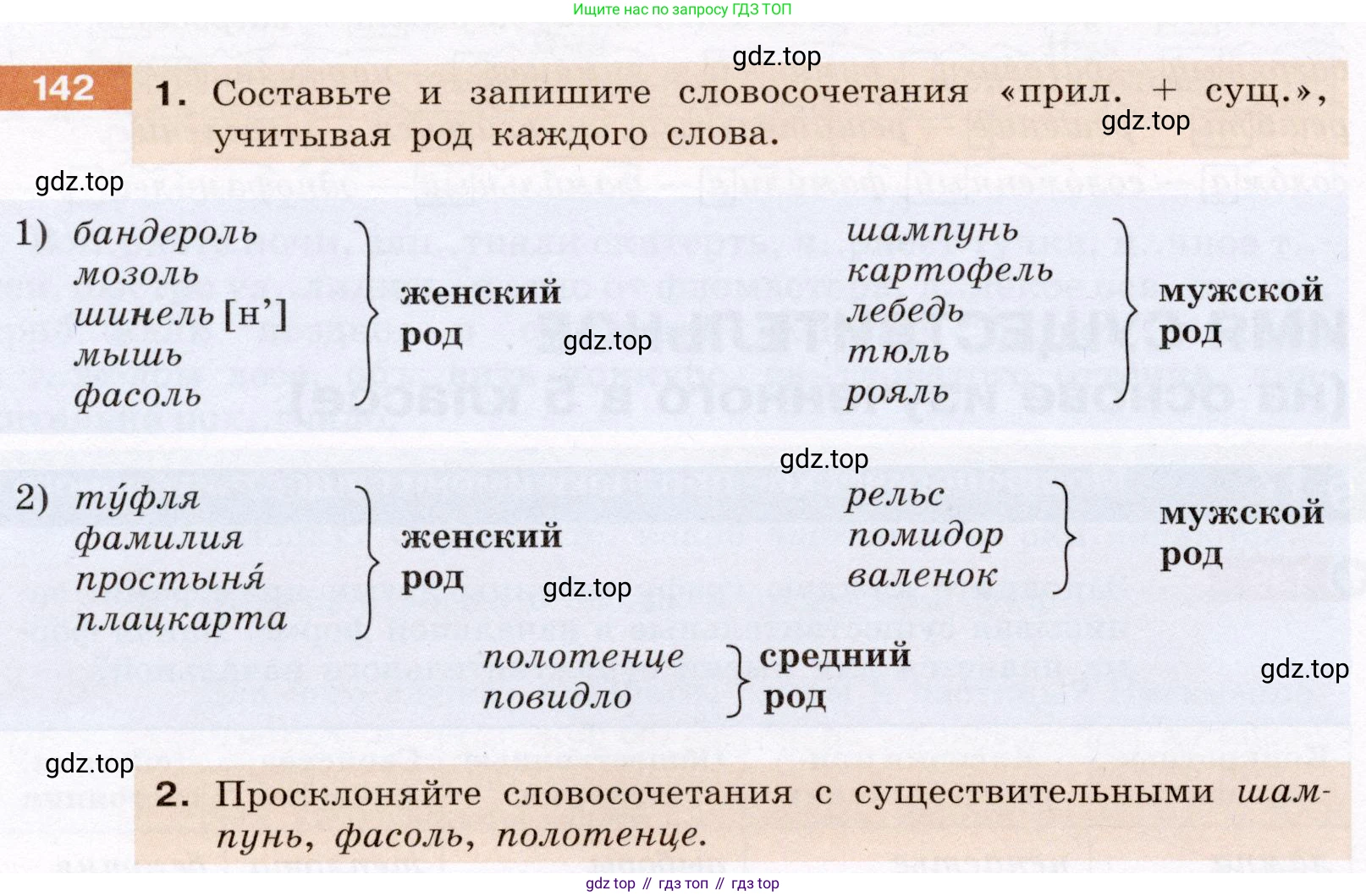Русский язык, 6 класс Учебник, авторы: Разумовская Маргарита Михайловна, Львова Светлана Ивановна, Капинос Валентина Ивановна, Львов Валентин Витальевич, Соловейчик Марина Сергеевна, Сергеева Наталья Николаевна, Тронина Татьяна Сергеевна, издательство Просвещение, Москва, 2023, белого цвета, Часть 1, страница 56, номер 142, Условие (2022)