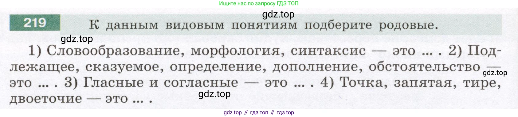 Русский язык, 6 класс Учебник, авторы: Разумовская Маргарита Михайловна, Львова Светлана Ивановна, Капинос Валентина Ивановна, Львов Валентин Витальевич, Соловейчик Марина Сергеевна, Сергеева Наталья Николаевна, Тронина Татьяна Сергеевна, издательство Просвещение, Москва, 2023, белого цвета, Часть 1, страница 85, номер 219, Условие (2022)