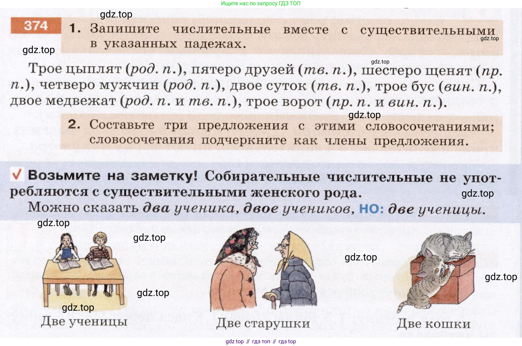 Русский язык, 6 класс Учебник, авторы: Разумовская Маргарита Михайловна, Львова Светлана Ивановна, Капинос Валентина Ивановна, Львов Валентин Витальевич, Соловейчик Марина Сергеевна, Сергеева Наталья Николаевна, Тронина Татьяна Сергеевна, издательство Просвещение, Москва, 2023, белого цвета, Часть 1, страница 139, номер 374, Условие (2022)