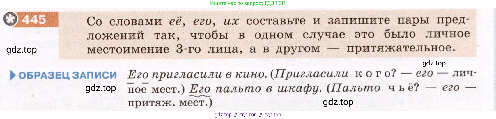 Русский язык, 6 класс Учебник, авторы: Разумовская Маргарита Михайловна, Львова Светлана Ивановна, Капинос Валентина Ивановна, Львов Валентин Витальевич, Соловейчик Марина Сергеевна, Сергеева Наталья Николаевна, Тронина Татьяна Сергеевна, издательство Просвещение, Москва, 2023, белого цвета, Часть 2, страница 16, номер 445, Условие (2022)
