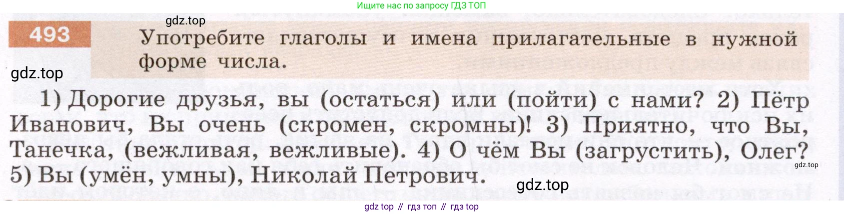 Русский язык, 6 класс Учебник, авторы: Разумовская Маргарита Михайловна, Львова Светлана Ивановна, Капинос Валентина Ивановна, Львов Валентин Витальевич, Соловейчик Марина Сергеевна, Сергеева Наталья Николаевна, Тронина Татьяна Сергеевна, издательство Просвещение, Москва, 2023, белого цвета, Часть 2, страница 38, номер 493, Условие (2022)