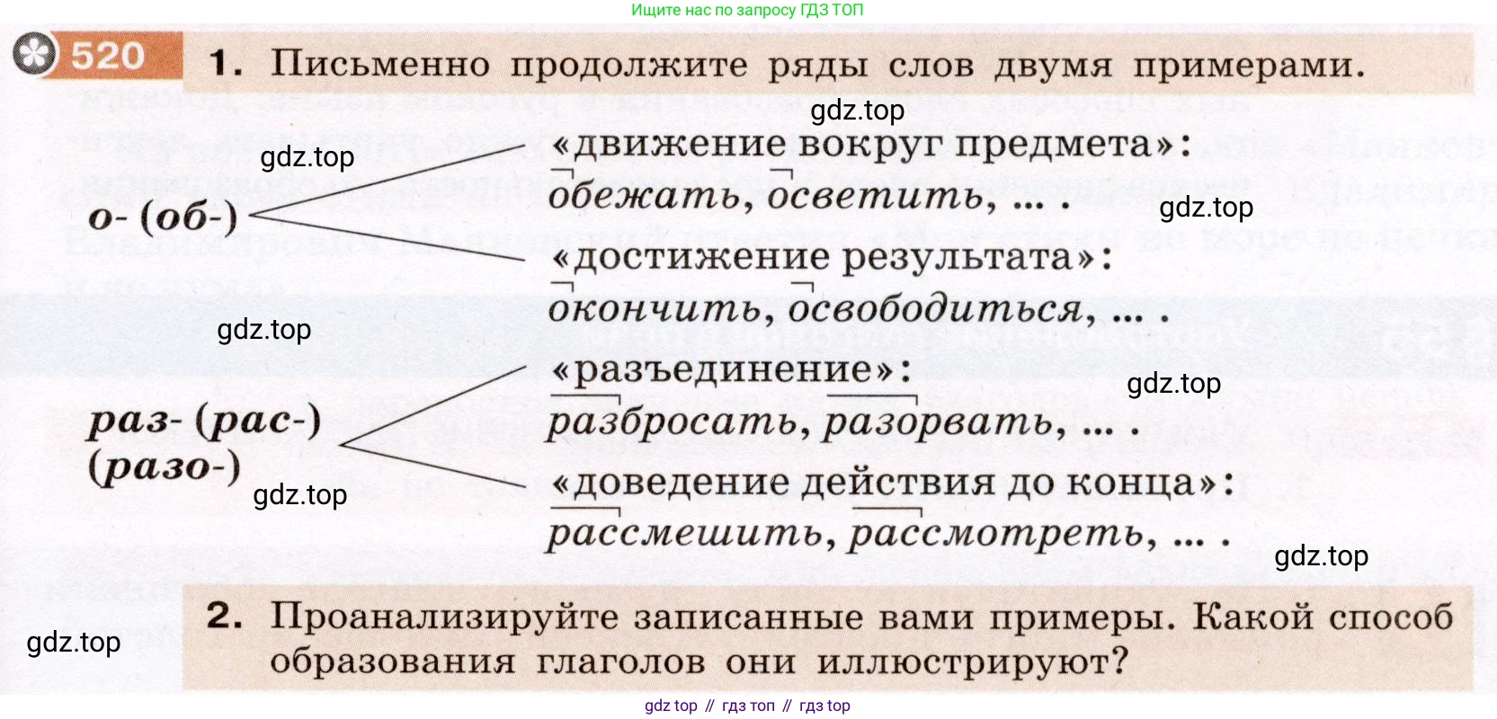 Русский язык, 6 класс Учебник, авторы: Разумовская Маргарита Михайловна, Львова Светлана Ивановна, Капинос Валентина Ивановна, Львов Валентин Витальевич, Соловейчик Марина Сергеевна, Сергеева Наталья Николаевна, Тронина Татьяна Сергеевна, издательство Просвещение, Москва, 2023, белого цвета, Часть 2, страница 47, номер 520, Условие (2022)