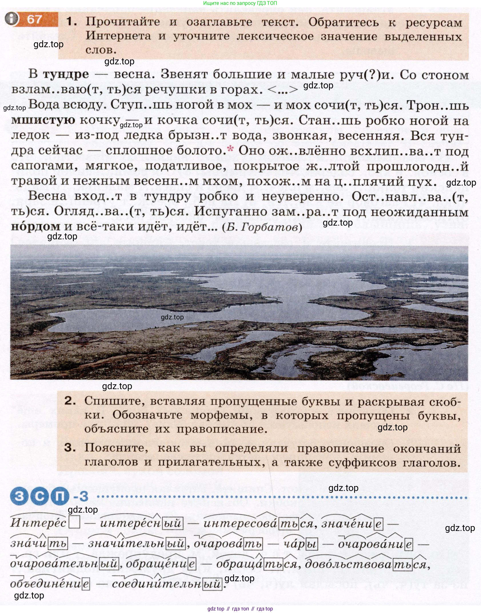Русский язык, 6 класс Учебник, авторы: Разумовская Маргарита Михайловна, Львова Светлана Ивановна, Капинос Валентина Ивановна, Львов Валентин Витальевич, Соловейчик Марина Сергеевна, Сергеева Наталья Николаевна, Тронина Татьяна Сергеевна, издательство Просвещение, Москва, 2023, белого цвета, Часть 1, страница 30, номер 67, Условие (2022)
