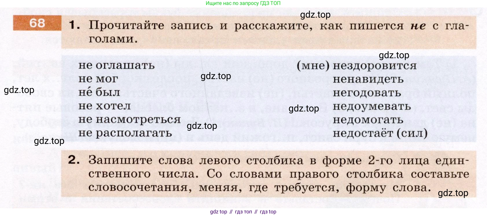 Русский язык, 6 класс Учебник, авторы: Разумовская Маргарита Михайловна, Львова Светлана Ивановна, Капинос Валентина Ивановна, Львов Валентин Витальевич, Соловейчик Марина Сергеевна, Сергеева Наталья Николаевна, Тронина Татьяна Сергеевна, издательство Просвещение, Москва, 2023, белого цвета, Часть 1, страница 30, номер 68, Условие (2022)