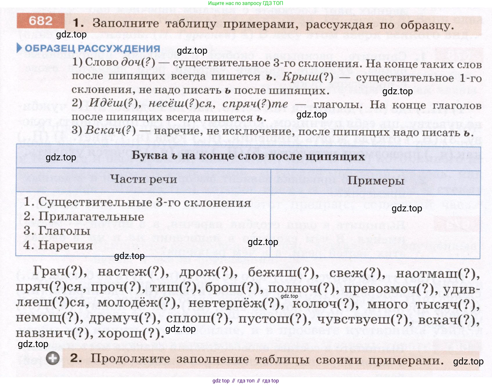 Русский язык, 6 класс Учебник, авторы: Разумовская Маргарита Михайловна, Львова Светлана Ивановна, Капинос Валентина Ивановна, Львов Валентин Витальевич, Соловейчик Марина Сергеевна, Сергеева Наталья Николаевна, Тронина Татьяна Сергеевна, издательство Просвещение, Москва, 2023, белого цвета, Часть 2, страница 111, номер 682, Условие (2022)