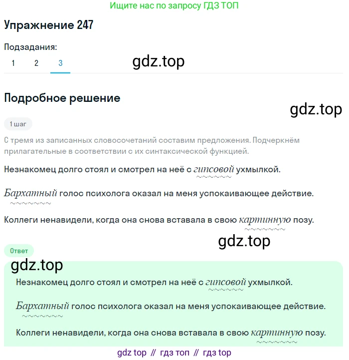 Русский язык, 6 класс Учебник, авторы: Разумовская Маргарита Михайловна, Львова Светлана Ивановна, Капинос Валентина Ивановна, Львов Валентин Витальевич, Соловейчик Марина Сергеевна, Сергеева Наталья Николаевна, Тронина Татьяна Сергеевна, издательство Просвещение, Москва, 2023, белого цвета, Часть 1, страница 93, номер 247, Решение 1 (2022) (продолжение 3)