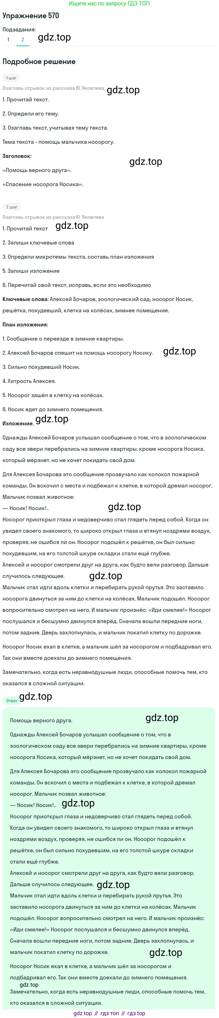 Русский язык, 6 класс Учебник, авторы: Разумовская Маргарита Михайловна, Львова Светлана Ивановна, Капинос Валентина Ивановна, Львов Валентин Витальевич, Соловейчик Марина Сергеевна, Сергеева Наталья Николаевна, Тронина Татьяна Сергеевна, издательство Просвещение, Москва, 2023, белого цвета, Часть 2, страница 65, номер 570, Решение 1 (2022) (продолжение 2)