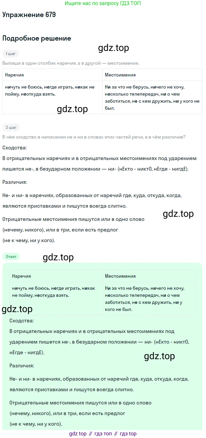 Русский язык, 6 класс Учебник, авторы: Разумовская Маргарита Михайловна, Львова Светлана Ивановна, Капинос Валентина Ивановна, Львов Валентин Витальевич, Соловейчик Марина Сергеевна, Сергеева Наталья Николаевна, Тронина Татьяна Сергеевна, издательство Просвещение, Москва, 2023, белого цвета, Часть 2, страница 109, номер 679, Решение 1 (2022)