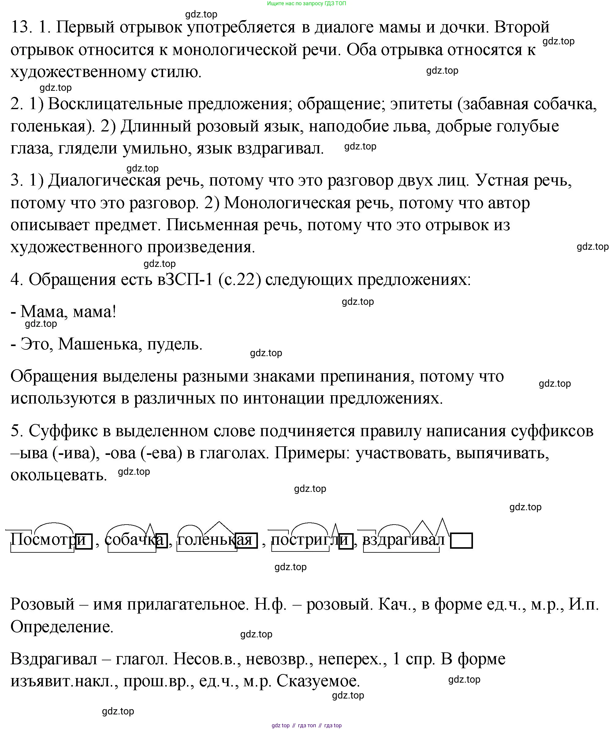 Русский язык, 6 класс Учебник, авторы: Разумовская Маргарита Михайловна, Львова Светлана Ивановна, Капинос Валентина Ивановна, Львов Валентин Витальевич, Соловейчик Марина Сергеевна, Сергеева Наталья Николаевна, Тронина Татьяна Сергеевна, издательство Просвещение, Москва, 2023, белого цвета, Часть 1, страница 10, номер 13, Решение 1 (2023)
