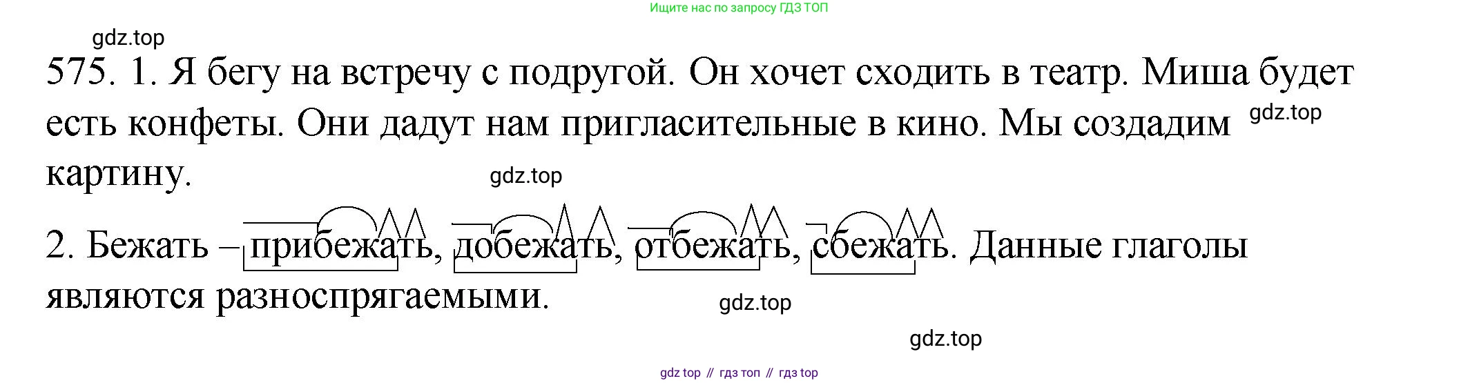 Русский язык, 6 класс Учебник, авторы: Разумовская Маргарита Михайловна, Львова Светлана Ивановна, Капинос Валентина Ивановна, Львов Валентин Витальевич, Соловейчик Марина Сергеевна, Сергеева Наталья Николаевна, Тронина Татьяна Сергеевна, издательство Просвещение, Москва, 2023, белого цвета, Часть 2, страница 66, номер 575, Решение 1 (2023)