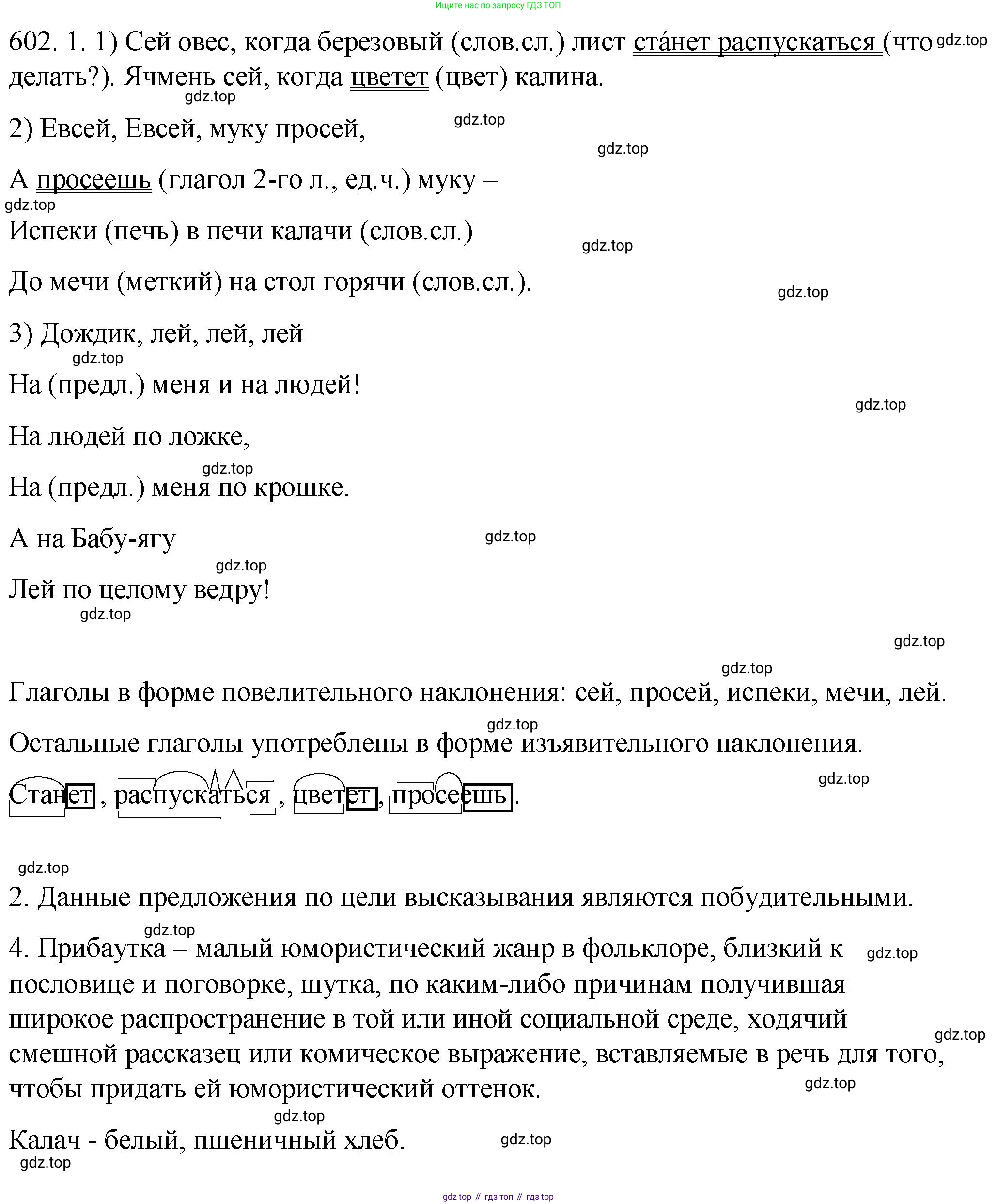 Русский язык, 6 класс Учебник, авторы: Разумовская Маргарита Михайловна, Львова Светлана Ивановна, Капинос Валентина Ивановна, Львов Валентин Витальевич, Соловейчик Марина Сергеевна, Сергеева Наталья Николаевна, Тронина Татьяна Сергеевна, издательство Просвещение, Москва, 2023, белого цвета, Часть 2, страница 76, номер 602, Решение 1 (2023)