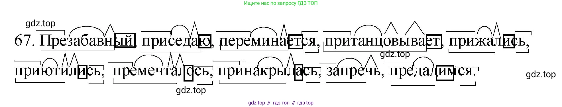 Русский язык, 6 класс Учебник, авторы: Разумовская Маргарита Михайловна, Львова Светлана Ивановна, Капинос Валентина Ивановна, Львов Валентин Витальевич, Соловейчик Марина Сергеевна, Сергеева Наталья Николаевна, Тронина Татьяна Сергеевна, издательство Просвещение, Москва, 2023, белого цвета, Часть 1, страница 30, номер 67, Решение 1 (2023)