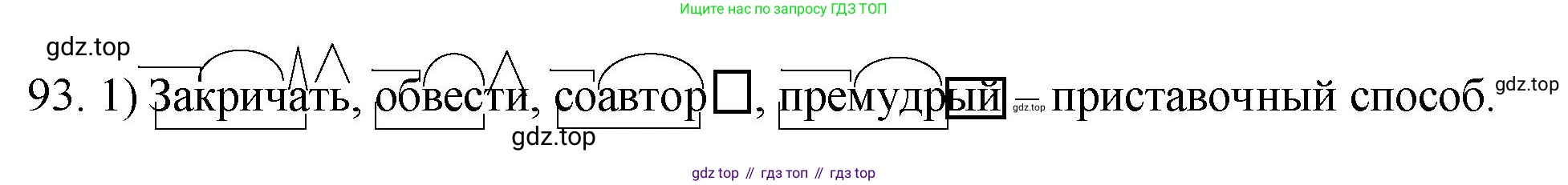 Русский язык, 6 класс Учебник, авторы: Разумовская Маргарита Михайловна, Львова Светлана Ивановна, Капинос Валентина Ивановна, Львов Валентин Витальевич, Соловейчик Марина Сергеевна, Сергеева Наталья Николаевна, Тронина Татьяна Сергеевна, издательство Просвещение, Москва, 2023, белого цвета, Часть 1, страница 40, номер 93, Решение 1 (2023)