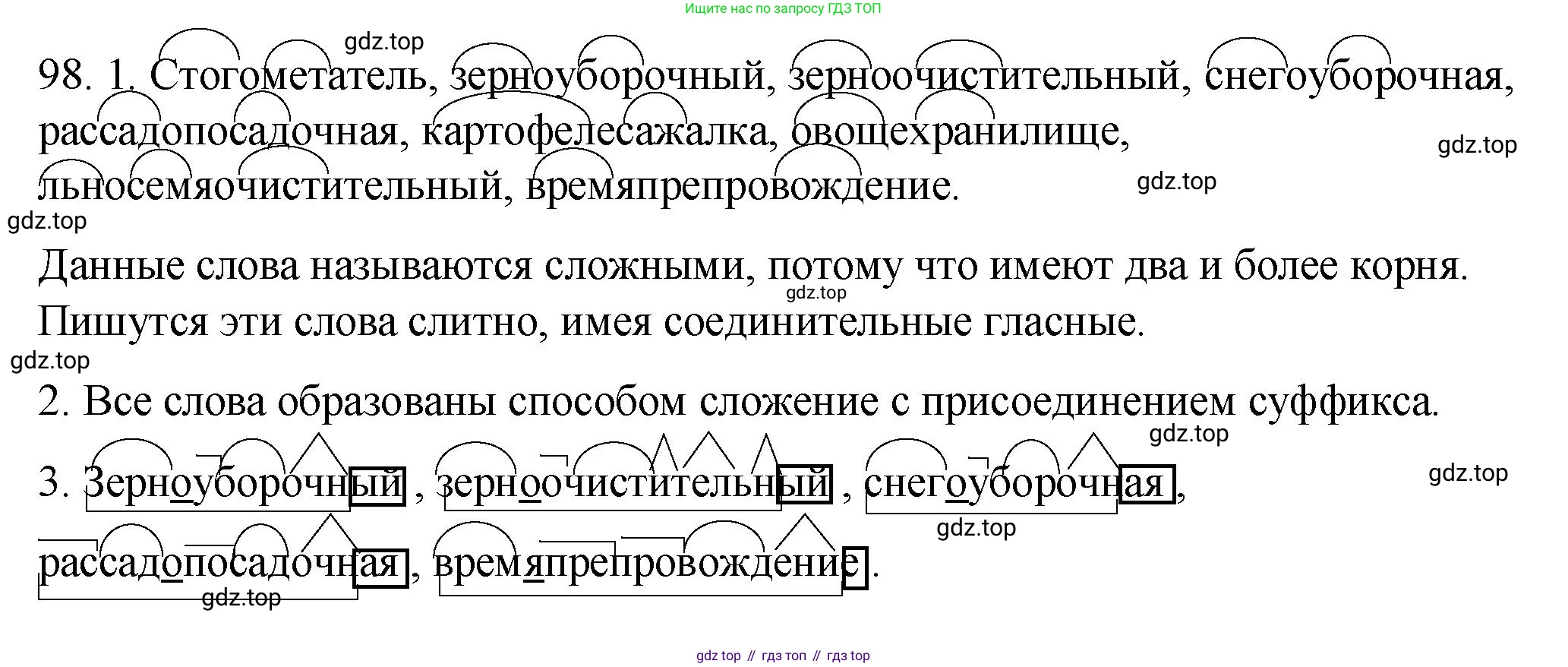Русский язык, 6 класс Учебник, авторы: Разумовская Маргарита Михайловна, Львова Светлана Ивановна, Капинос Валентина Ивановна, Львов Валентин Витальевич, Соловейчик Марина Сергеевна, Сергеева Наталья Николаевна, Тронина Татьяна Сергеевна, издательство Просвещение, Москва, 2023, белого цвета, Часть 1, страница 41, номер 98, Решение 1 (2023)