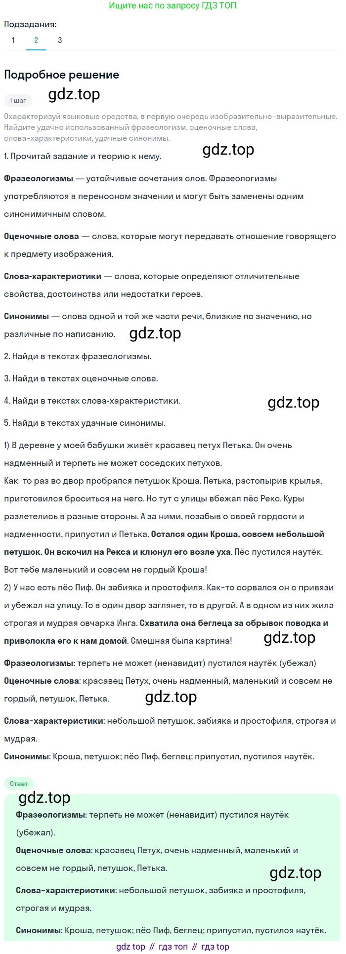 Русский язык, 6 класс Учебник, авторы: Разумовская Маргарита Михайловна, Львова Светлана Ивановна, Капинос Валентина Ивановна, Львов Валентин Витальевич, Соловейчик Марина Сергеевна, Сергеева Наталья Николаевна, Тронина Татьяна Сергеевна, издательство Просвещение, Москва, 2023, белого цвета, Часть 2, страница 100, номер 660, Решение 2 (2023) (продолжение 2)